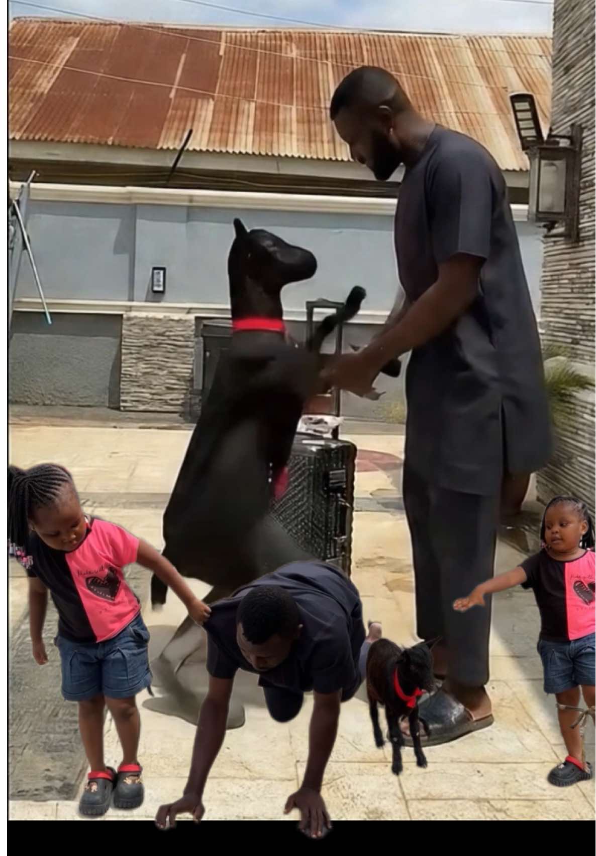 A post by @ifeanyi.oleka.fam on TikTok caption: PART2–title: UNCLE YOU TURNED MY BROTHER TO GOAT  full video on YouTube  IFEANYI OLEKA TV