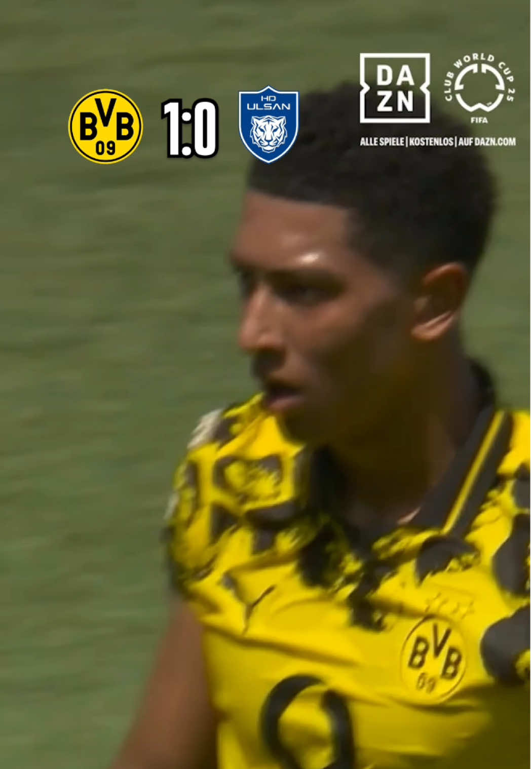 A post by @bvb on TikTok caption: 📈🔝 Top of the Group! Watch the full highlights of our final group stage match against Ulsan HD! #FIFACWC 🍿 