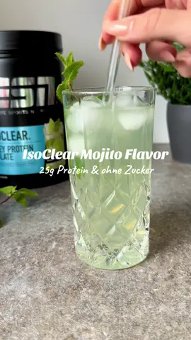 A post by @esncom on TikTok caption: IsoClear Mojito Flavor? Yes please! Ab Sonntag 12 Uhr! 💚🍸 #isoclear #mojito #isoclearmojito #esn 