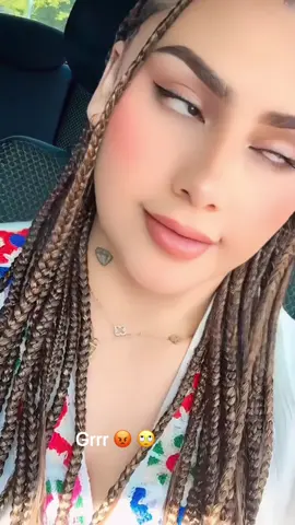 A post by @afsoonalmas1 on TikTok caption: Let me try it lol grrr #afsoonalmas #afsoonalmas1 #foryou #fyp #braids #newlook #افسون_الماس 