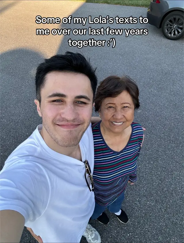 A post by @notolsennchris on TikTok caption: she might not be able to text me anymore but I know we’ll still talk 