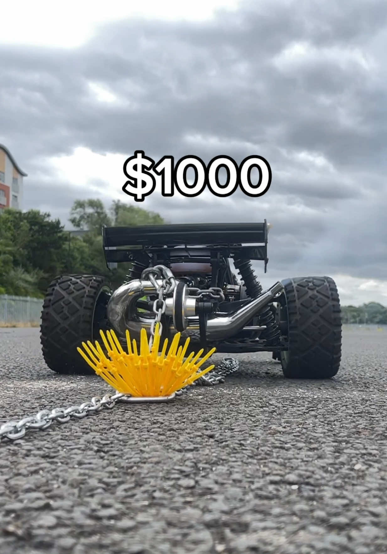 A post by @rcdrifttok on TikTok caption: RCs vs 25 Cable Ties 