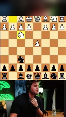 A post by @chessteller on TikTok caption: Magnus gameplay 1 part 1 #chess #GM #Gothamchess #chessmaster #magnuscarlsen #sacrifice #queen #king #game #play #viral #lesson 