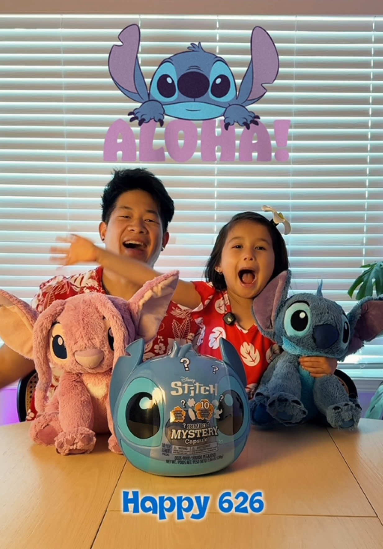 A post by @chinoylatina on TikTok caption: Happy Stitch day💙 6/26  Una de nuestras películas favoritas de Disney, que este año por fin debutó su live action 💜 best movie EVER😍🥹  @Disney  @Disney Parks @Disney Studios 