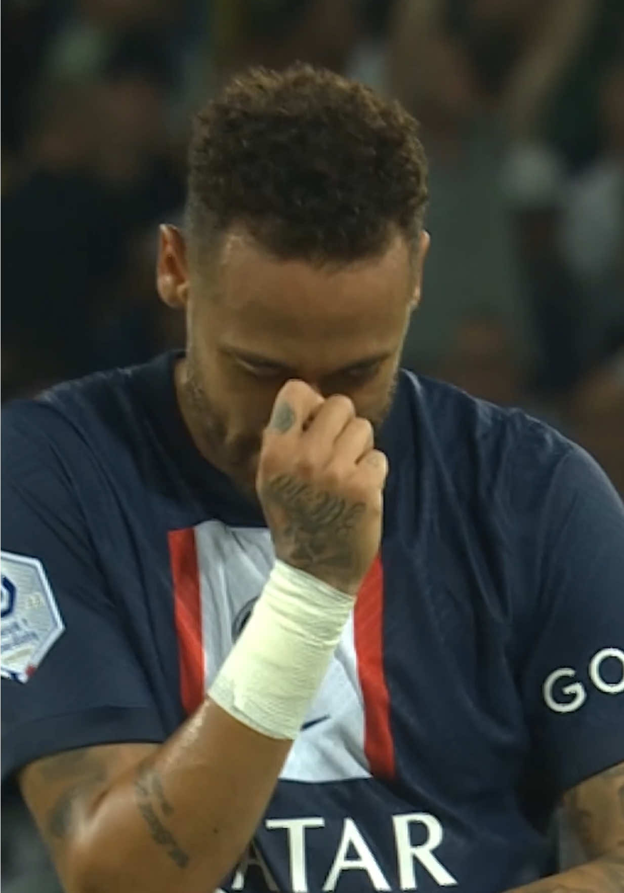 A post by @psg on TikTok caption: Neymar IS the trend. 🕺👑  #Neymar #PSG 