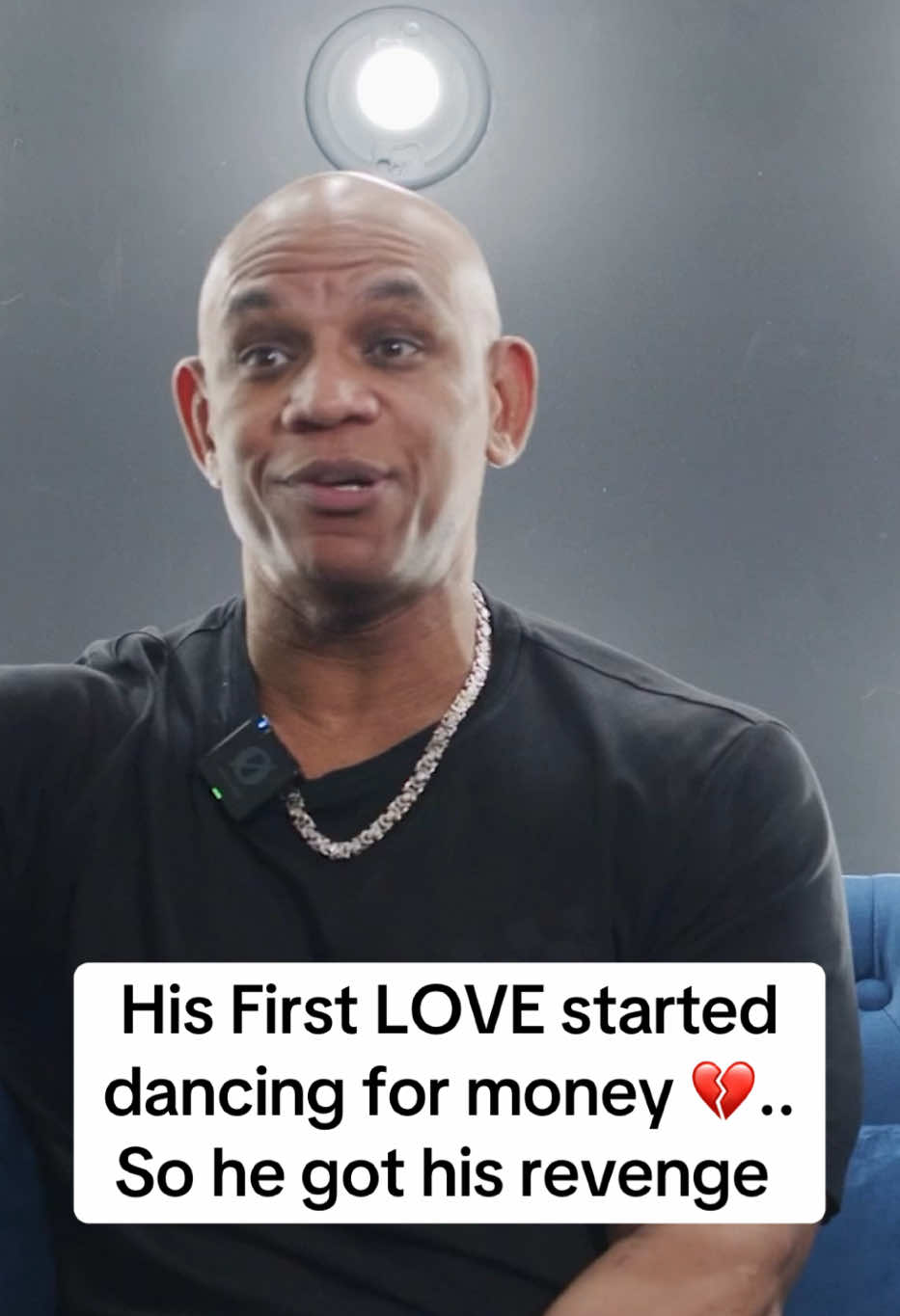 A post by @tiktokyoungboss on TikTok caption: “The Punisher” explains why he decided to become a male exotic dancer 🔥 #heartbreak #reallyfestreetstarz  