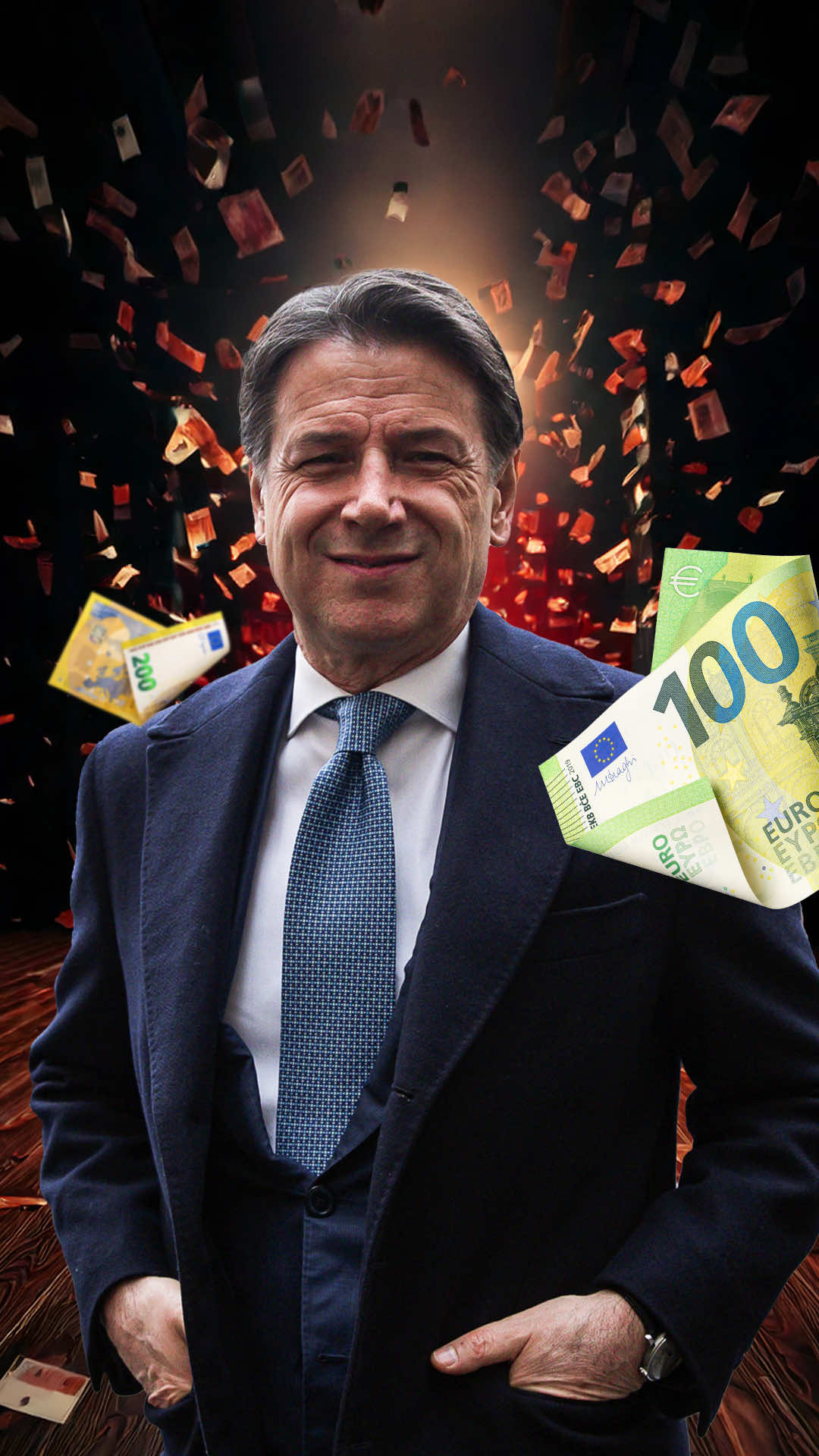 A post by @fratelliditalia on TikTok caption: Stiamo ancora pagando i danni causati da Giuseppe Conte. L’arroganza politica di quest’uomo sembra non avere limiti.