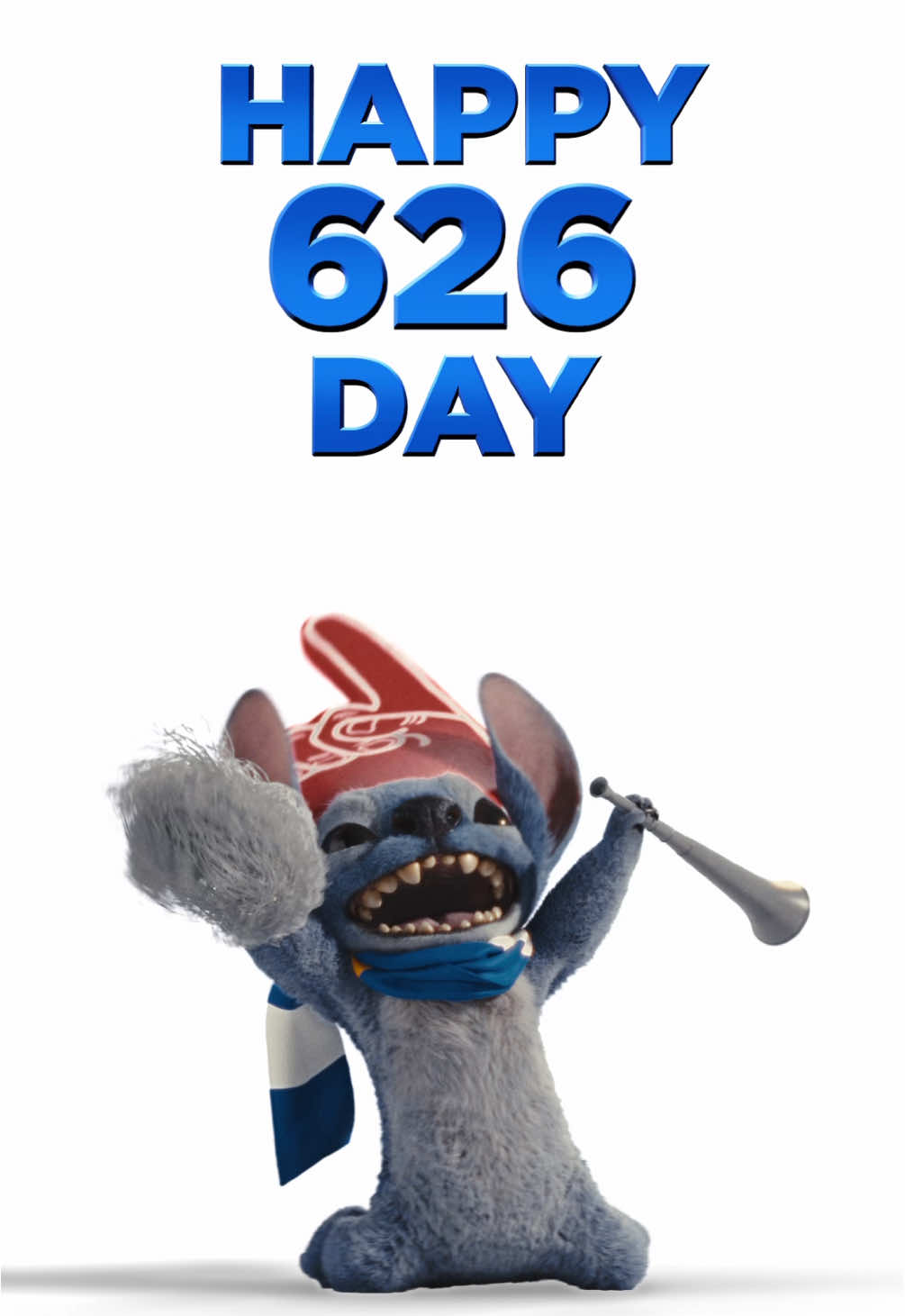 A post by @disneystudios on TikTok caption: Happy 626 Day from the cast of #LiloAndStitch! 💙