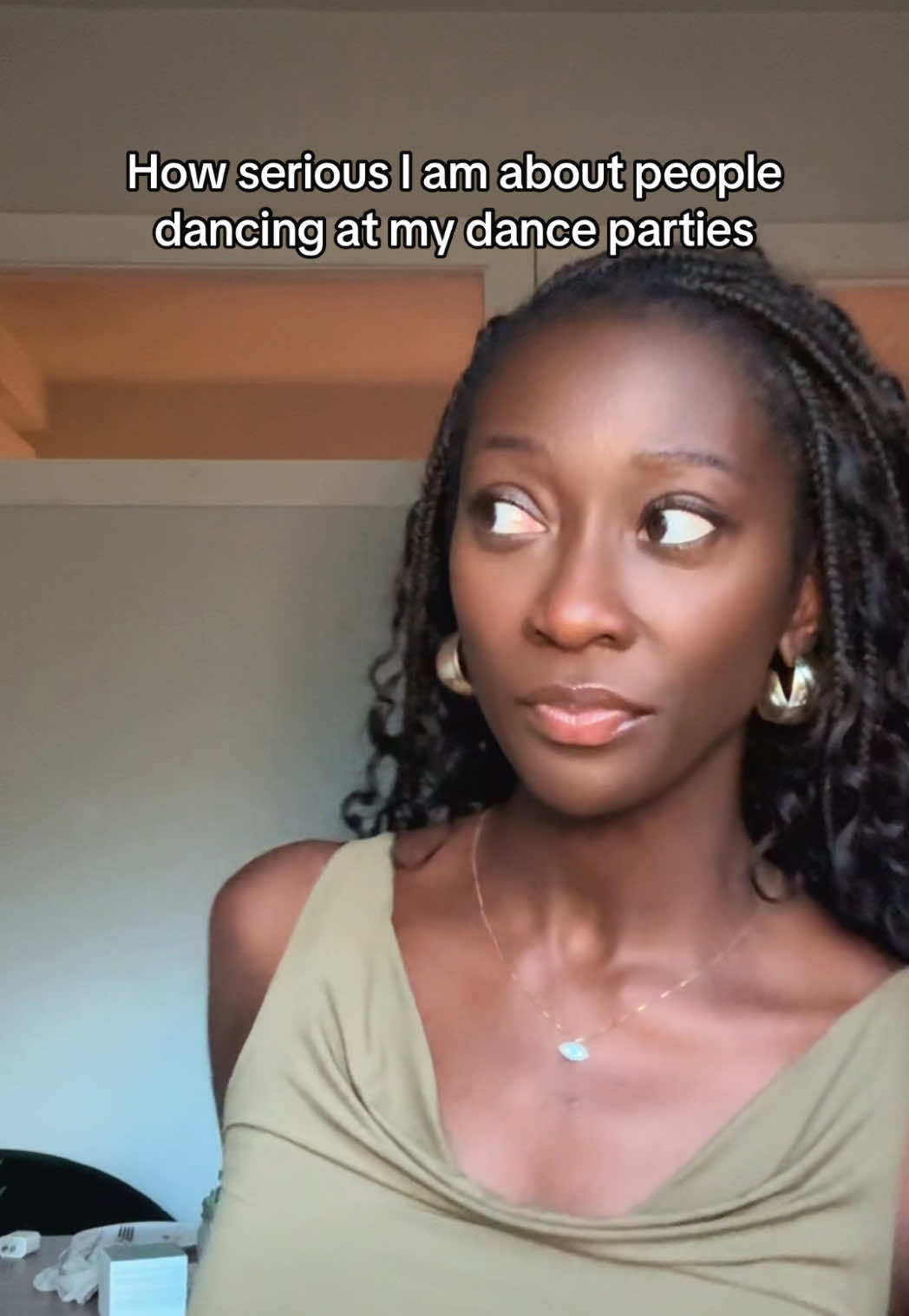 A post by @chvmeleon on TikTok caption: this is mostly a joke but i AM throwing a dance party in Brooklyn on 7/11 and you WILL DANCE (jk but it’ll be more fun if you do). playing dance music of all kinds for the folks who wanna hear a lil sumn different 😁 details at the link in my bio #dancemusic #danceparty #nyc #brooklyn #nightlife #housemusic 