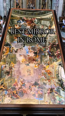 A post by @ibothepro on TikTok caption: The best mirror in Rome #rome #italy  #travel #church #chapel #mirror #viralvideos #fypdong #fypppppppppppppp #fyp #shorts #jesus #god #allahuakbar 