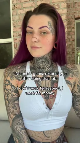 A post by @spdrlegs on TikTok caption: 6 figs > 50k #spiderlegs #relatable #foryoupage #foryou #facetattoo #engagement #fypシ #nomakeup 