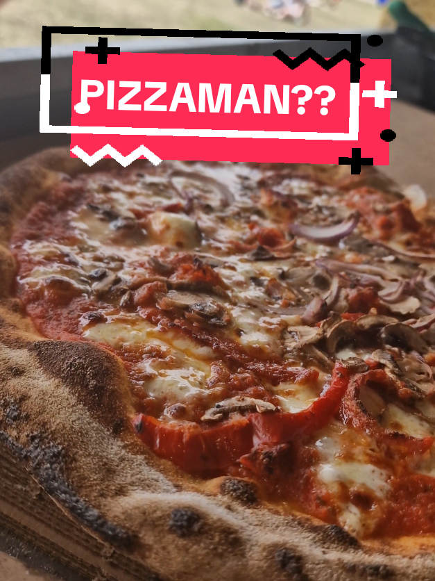 A post by @spudarmy on TikTok caption: Spudman becomes PizzaMan!! #spudman #festival #norfolkshow #Pizza 