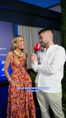 A post by @abelplanelles on TikTok caption: De ayer en el aniversario de Mediaset España con @Dulcesol 
