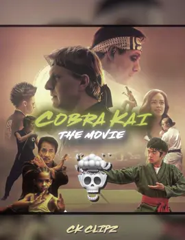 A post by @cobrakaii_clipzz on TikTok caption: Cobra Kai movie coming out in 2027 confirmed⁉️🤯 #cobrakai #karatekid #karatekidlegends #jackiechan #ralphmacchio #daniellarusso #mrhan #hanshifu #cobrakaimovie #cobrakai🐍 #cobrakaichop 