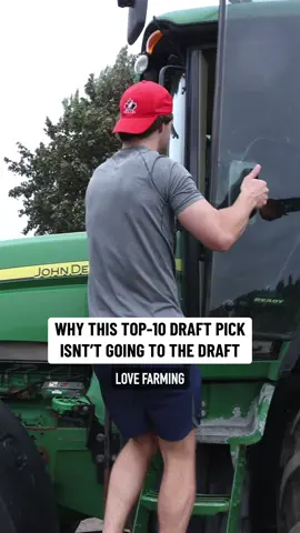 A post by @bauerhockey on TikTok caption: Not every path to the #NHLDraft looks the same.  For Brady Martin it leads right back to the family farm. Even on Draft Night.