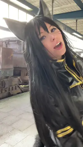 A post by @kawaii_ninchen on TikTok caption: Your fav Wolf girl is back!🐺💜 #theeminenceinshadow #theeminenceinshadowcosplay #delta #deltacosplay 