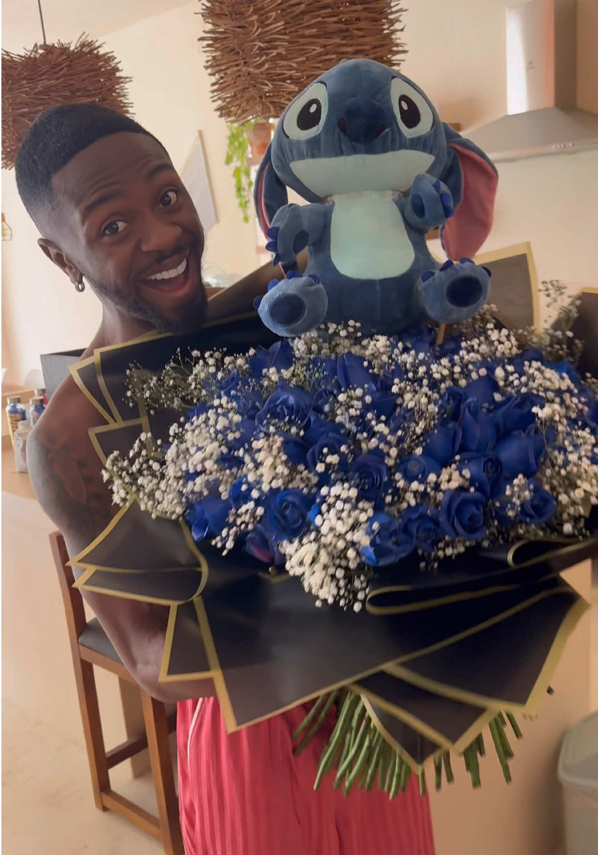A post by @iamhairphysician on TikTok caption: My man really one of them ones ...  Jit really make a nigga soft af  man how you ... i'm gagging thanks baby I love you @JERM.  His Experiment 6.26 💙 #BDAY