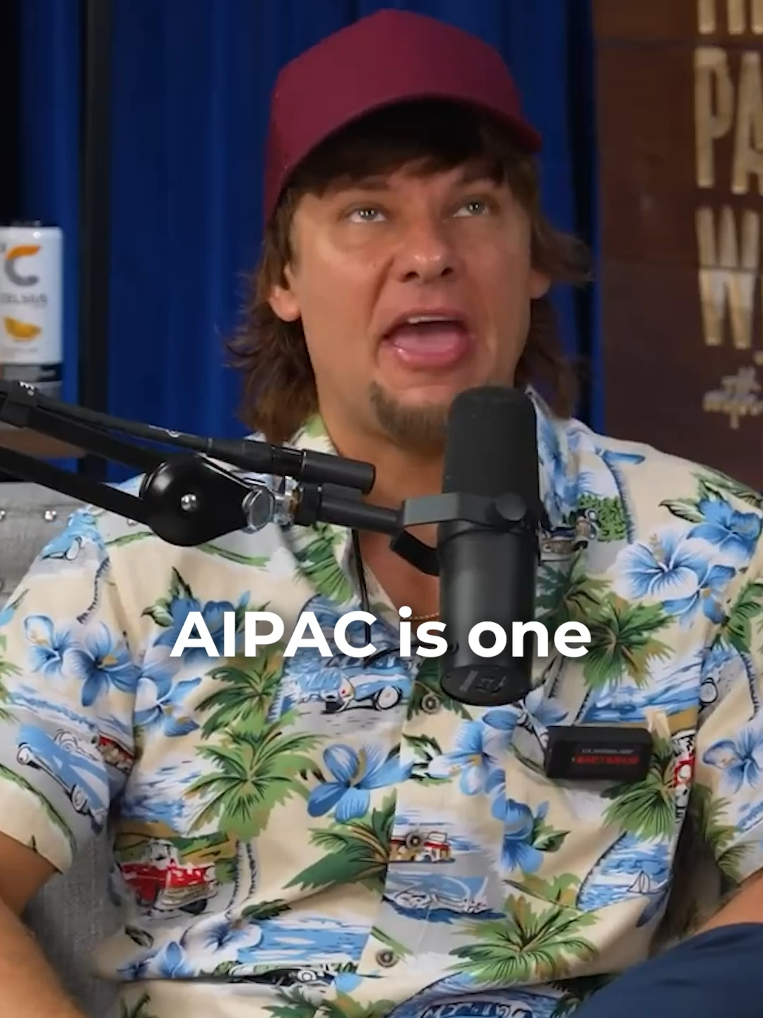 A post by @omarsuleimanofficial on TikTok caption: AIPAC Will Come After You | This Past Weekend with Theo Von