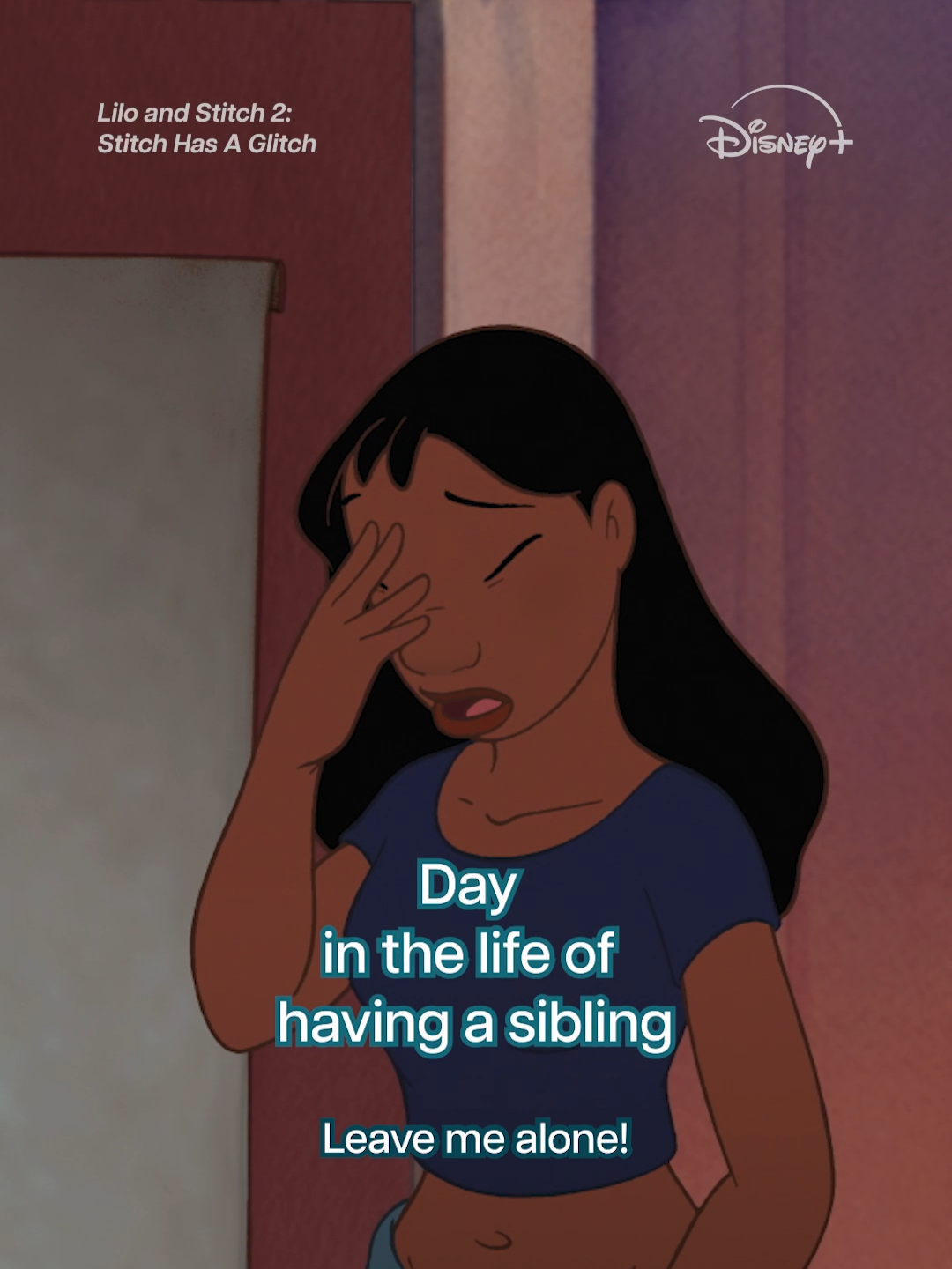 A post by @disneyplus on TikTok caption: Relatable. 👆 The Lilo & Stitch Collection is streaming on #DisneyPlus. And be sure to see Disney's #LiloAndStitch in theaters now.