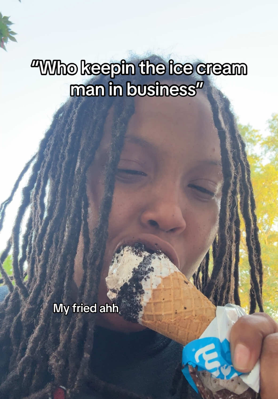 A post by @purplelungz2 on TikTok caption: When you fried ice cream is a must #fyp #purplelungz 