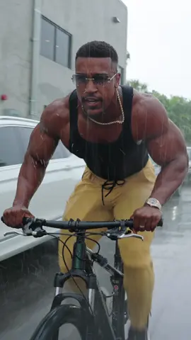 A post by @ashtonhallofficial on TikTok caption: We keep going 🚴🏾💨