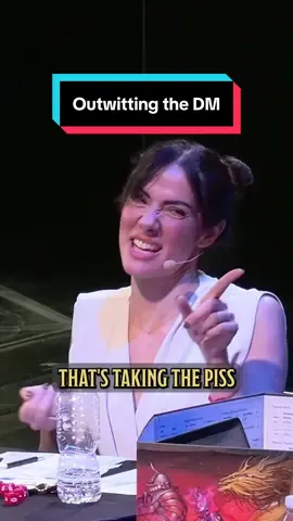 A post by @dnd on TikTok caption: Outwitting the Dungeon Master! #DnD #dndtiktok #dndtok #dungeonsanddragons #dungeonmaster #dndlive #bg3 #baldursgate3 #astarion #karlach #laezel #wyll #aabriaiyengar #mcchicago 
