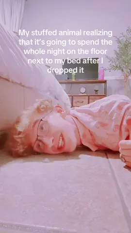A post by @roberttheweirdo on TikTok caption: Sorry dude #joke #childhood #childhoodmemories #relatable #bed #sleep #stuffedanimals #marie #crispy #flip #floor #stuffies #stuffed #animals #scream #vacation #sandiego #roberttheweirdo 