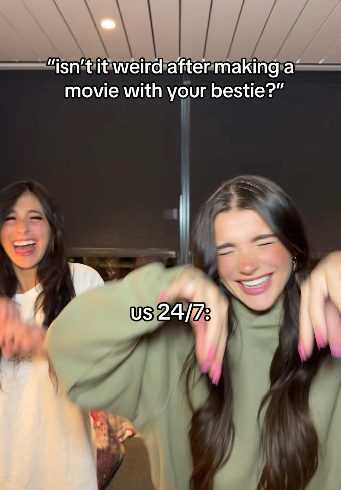 A post by @notburnttoasthehe on TikTok caption: Can’t be any weirder @Baylee Adami 