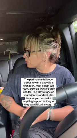 A post by @macynicolewalker on TikTok caption: My 10-year-old asked me to take him fishing in the pouring rain. So I loaded up the car and the five-year-old and we headed fishing. I had him fishing off of the side of the road off of the bridge cause that was the only place I knew that I could get the car close enough to not have to pull chairs and walk through the pouring rain. Well that just wasn’t good enough. 🤣 #teenmom #youngmom #growingup #fishingstory 