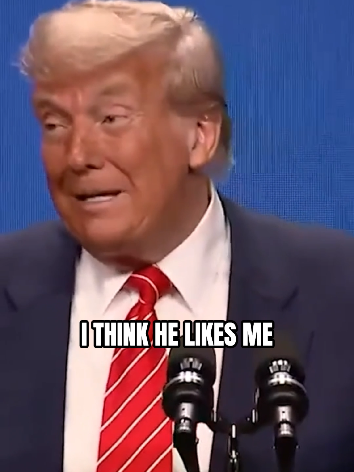 A post by @real.benshapiro on TikTok caption: 'Daddy' Trump reacts to NATO love #benshapiro #trump #nato #news