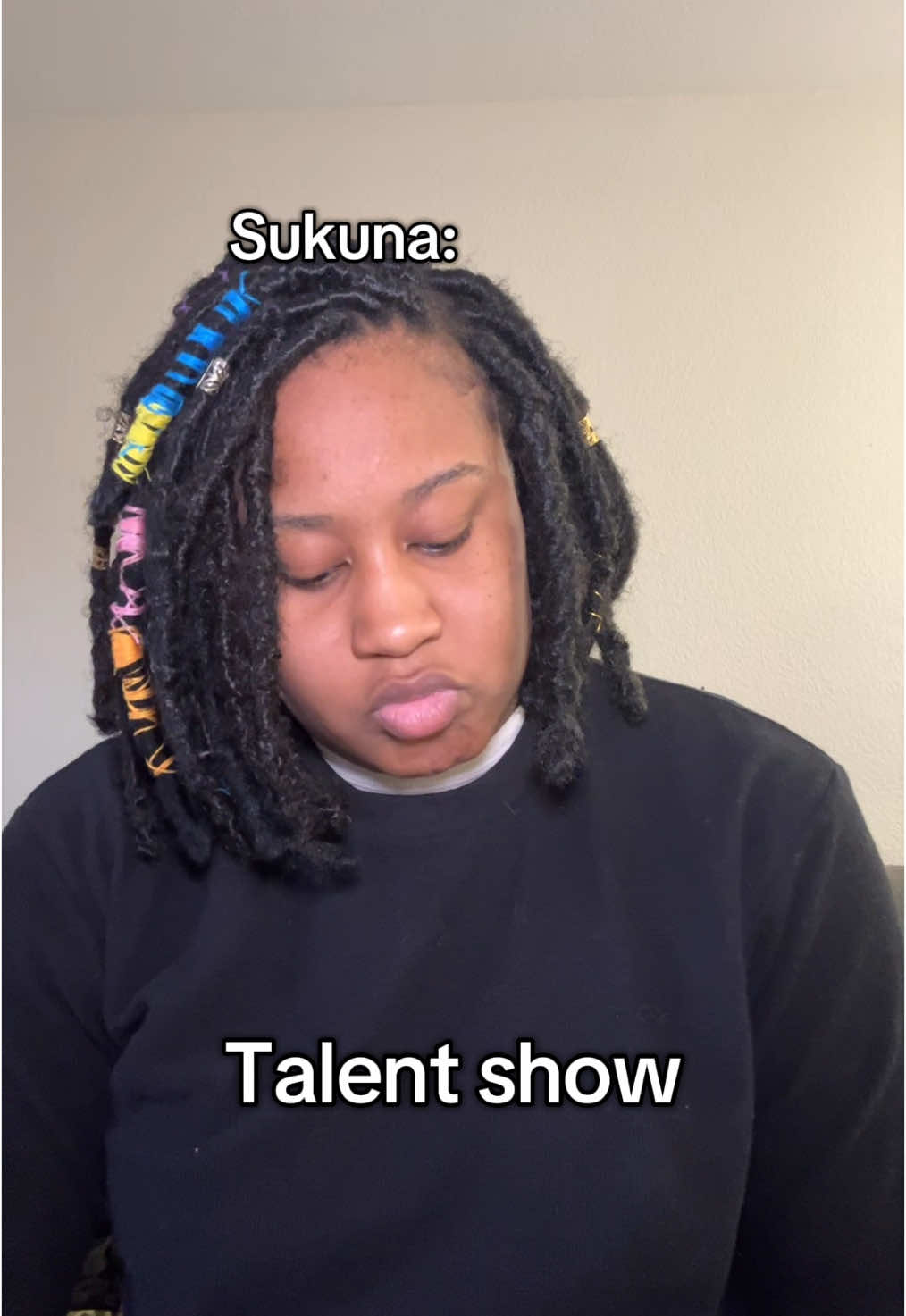 A post by @trintheweirdo on TikTok caption: That’s it that’s all .. talent show #jjk #jujustukaisen #sukunaryomen #anime #manga 
