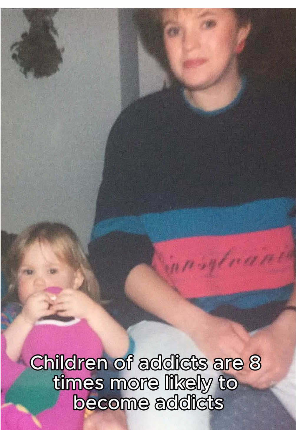 A post by @kaillowry on TikTok caption: ♥️ #addiction #familyaddiction 