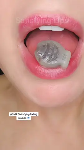 A post by @satisfying..x..lips on TikTok caption: ASMR Satisfying Eating Sounds 🐟 #asmr #emojichallenge #satisfyinglips 