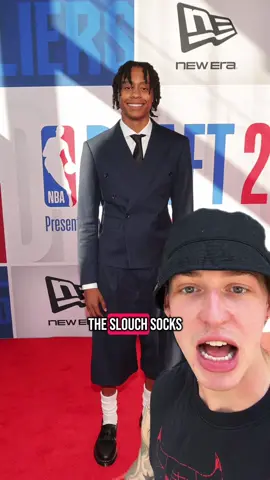 A post by @jimmysotos4 on TikTok caption: Tre Johnson or Egor Demin for League Fits Rookie of the year💯