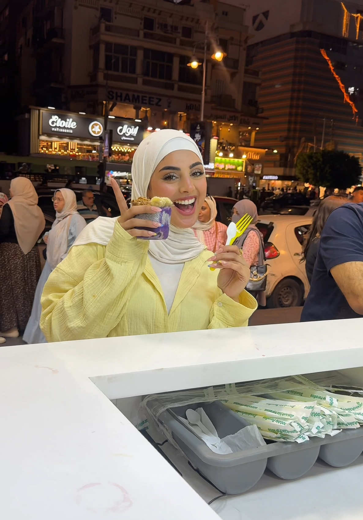 A post by @mayare.nagiib on TikTok caption: اسموزي بردايس عملوا اسايي🤩🤍@smoothieparadise.egypt 🤍#صاحبه_قلم_الروج_الاحمر #trust_mayar_emad 