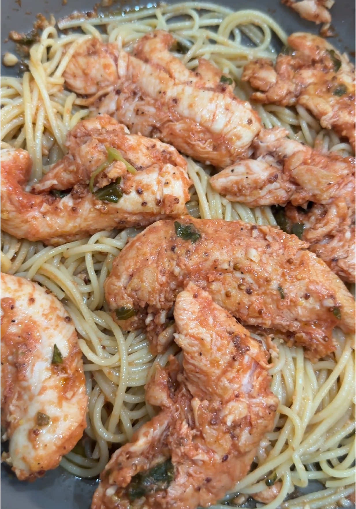 A post by @foodbyjenn on TikTok caption: @Jenniabs Dinner in under 20 minutes thanks to freezer prep. I used the Tomato & Basil marinade from my bonus freezer episode and turned it into a quick weeknight meal. The chicken cooked up tender and flavorful, then I used the leftover sauce to toss with butter and spaghetti. Added some green beans on the side and dinner was DONE. This is exactly why I love pre-prepping marinades. The hard part’s already done, just cook and serve. If you’re not freezing your marinades ahead of time… this is your sign. #FreezerMeals #EasyDinnerIdeas #TomatoBasilChicken #WeeknightDinner #FreezerPrep #MarinadeSeries #BatchCooking #MealPrepHacks #DinnerUnder30 #HomeCookWins