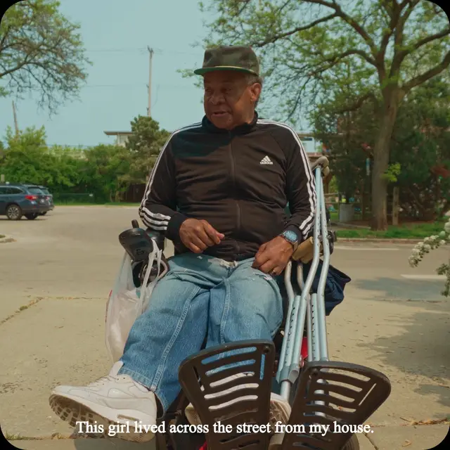 A post by @nikash.mov on TikTok caption: The newest episode of my “Portraits” documentary series is out now on YouTube. In this episode I interviews James, a former dealer who is disabled.  #interview #filmtok #portraits #documentary #childhood #disablity #childhoodmemories 