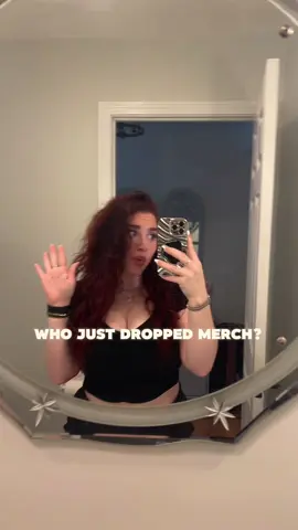 A post by @ on TikTok caption: beyond excited ✨ link in bio 🔗 #merch #dance #trend 