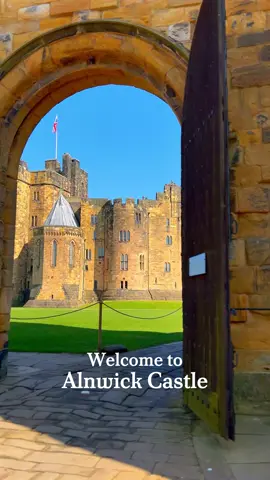 A post by @scotlandswild on TikTok caption: Step into a world of magic and history at Alnwick Castle! 🏰✨ This magnificent fortress, home to the Dukes of Northumberland for over 700 years, boasts a rich past dating back to the 11th century, playing a significant role in Anglo-Scottish border conflicts. But for many, it's best known as the iconic Hogwarts School of Witchcraft and Wizardry in the first two Harry Potter films, where scenes like broomstick flying lessons came to life! 🧹🧙‍♂️ Ready to explore where magic was made? Alnwick Castle is a key stop on our brand new one-day Alnwick Castle, Rosslyn Chapel and Filming Locations Day Tour from Edinburgh! #AlnwickCastle #HarryPotter #Hogwarts #FilmingLocations #Northumberland #DayTour #Edinburgh #TravelScotland #Magic #RosslynChapel #ExploreUK