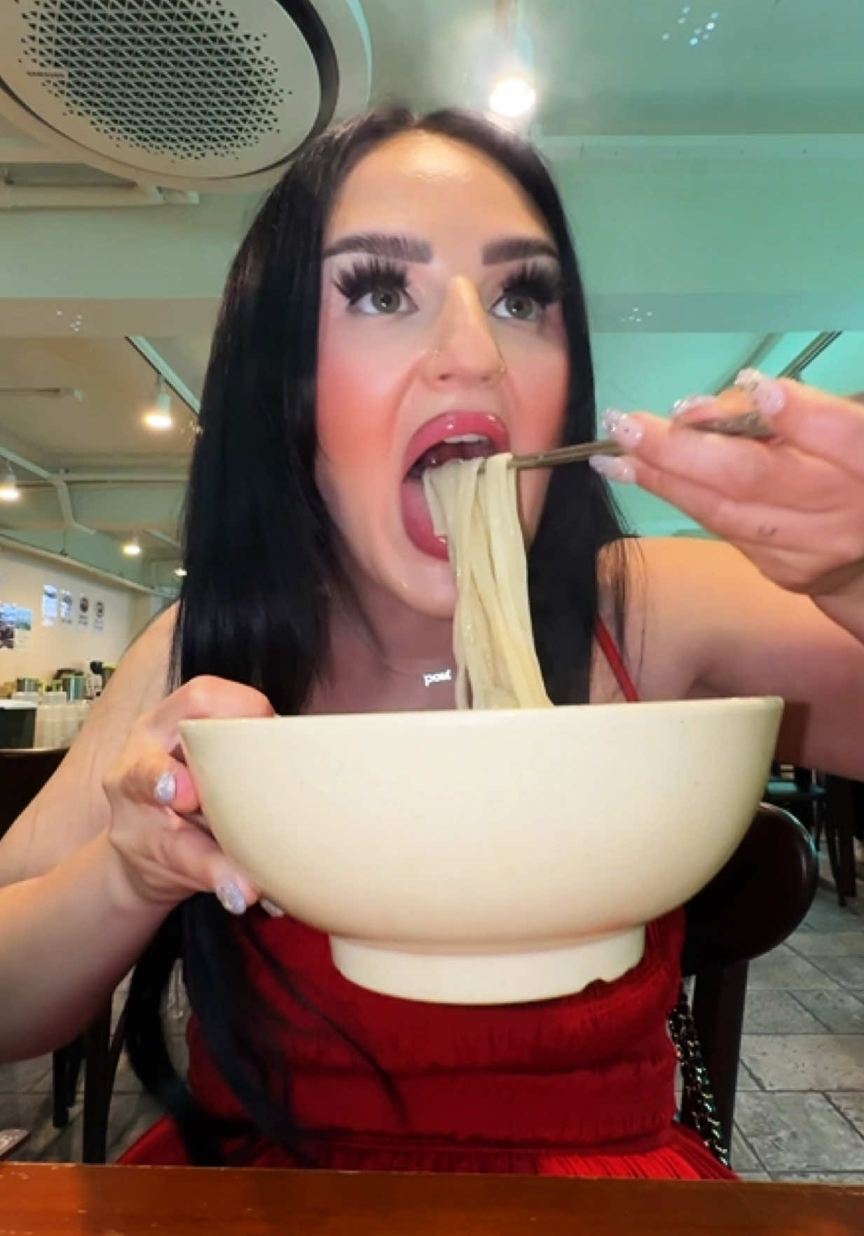 A post by @mikaylanogueira on TikTok caption: This may be the best meal I’ve ever had… #korea #koreafood #food 