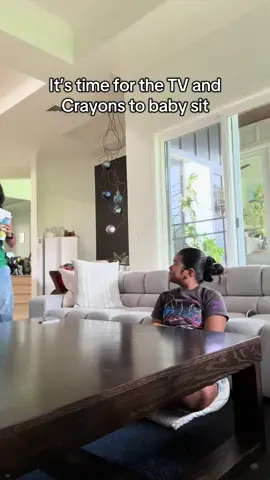 A post by @bretmanrock on TikTok caption: that time of baby sitting where I the crayons and TV to watch her.. cuz I’m overwhelmed 
