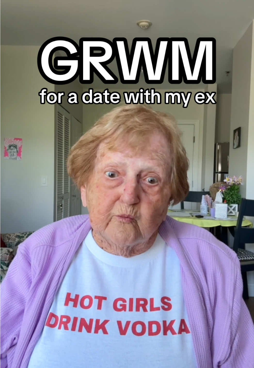A post by @grandma_droniak on TikTok caption: im bored and hes the only one calling 