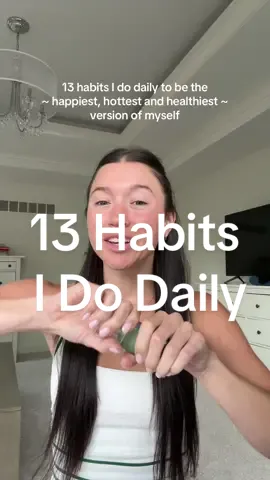 A post by @shelbysacco5 on TikTok caption: 13 of my FAVORITE daily healthy habits that have helped me completely transform my life + that have helped me become the HAPPIEST, HEALTHIEST, and HOTTEST version of myself! 🫶🏼 if you want to change your life and create new healthy habits or work on changing habits that no longer serve you, let me teach you!!!! #healthandwellness #healthyhabits #healthandwellnesslifestyle #gooddailyhabits #habitstacking #healthyhabitsidodaily #howtochangeyourlife #howtochangemylife 