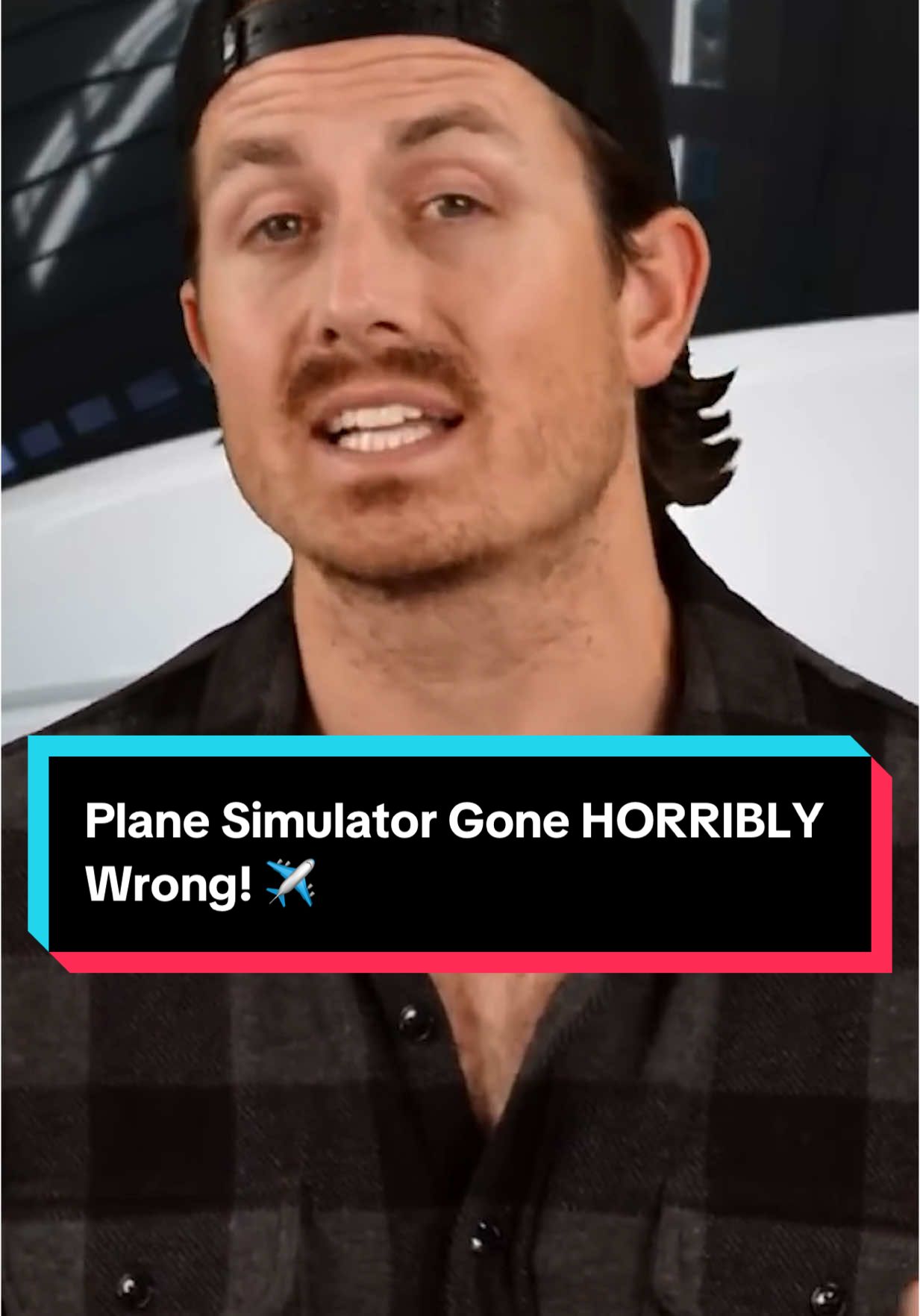 A post by @mrballen on TikTok caption: Plane Simulator Gone HORRIBLY Wrong! ✈️ #plane #storytime #pilots 