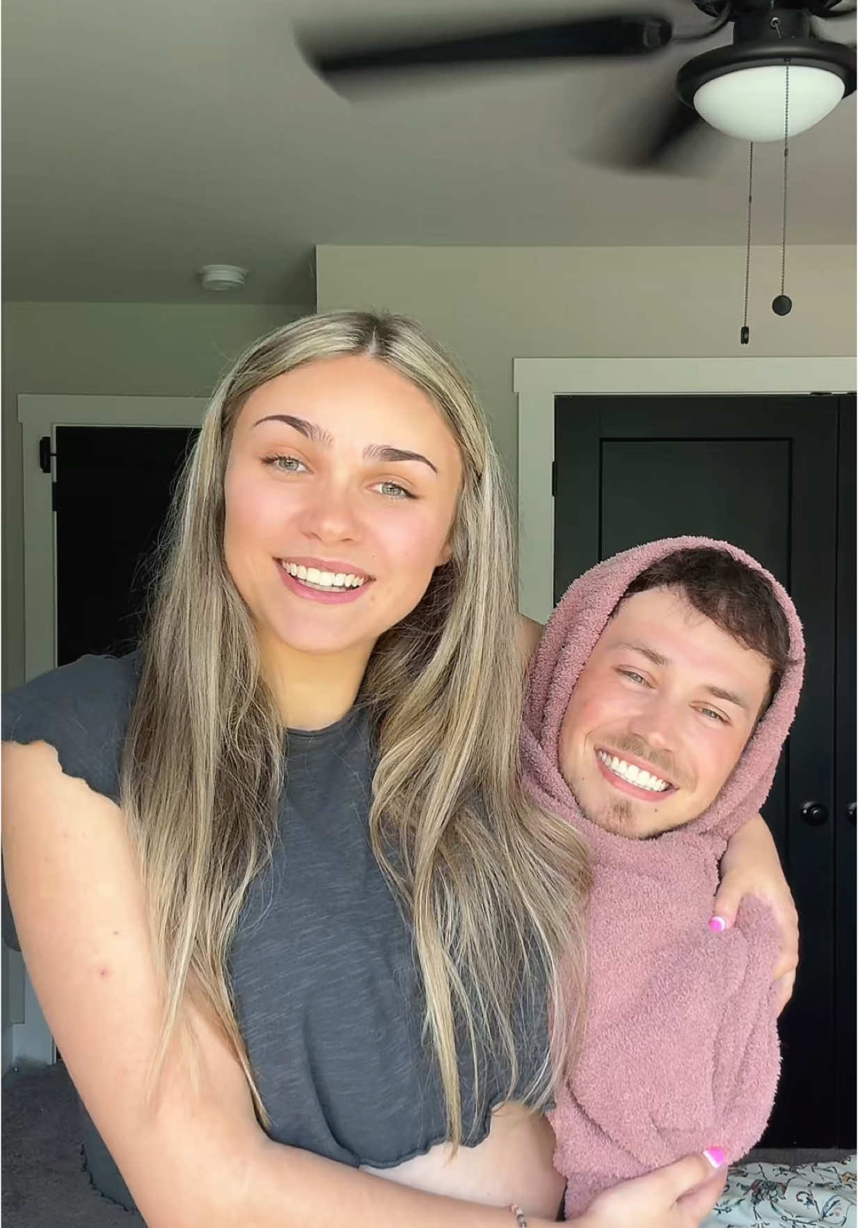 A post by @arianalee99 on TikTok caption: Baby was born with facial hair ?? 😂 @Eythan #pregnant #pregnancy #baby 