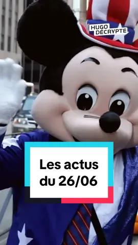 A post by @hugodecrypte on TikTok caption: 🔴 Les actus du 26/06