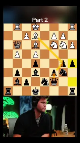 A post by @chessteller on TikTok caption: Magnis carlsen endgame 1 part 2 #Tatcha #chess #GM #Gothamchess #chessmaster #magnuscarlsen #king #queen 