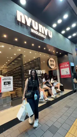 A post by @mikaylanogueira on TikTok caption: I AM IN LOVE WITH THIS PLACE #korea #nyunyu #shopping 