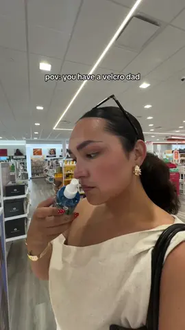 A post by @isa_kristen22 on TikTok caption: does anyone else have a dad with anxious attachment style 😭 I was just trying to smell @Sol de Janeiro like plsss #dads #funnydads #fatherdaughter #ultabeauty 