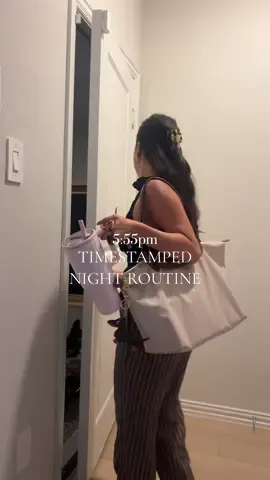 A post by @elainamich on TikTok caption: Timestamped asmr night routine 🤍productive 5-9 aesthetic #nightroutine #cleantok #motivation #dailyvlog #grwm #vlogs #clean #cooking #asmrsounds #asmrtiktoks #productivity #DayInMyLife #routine 